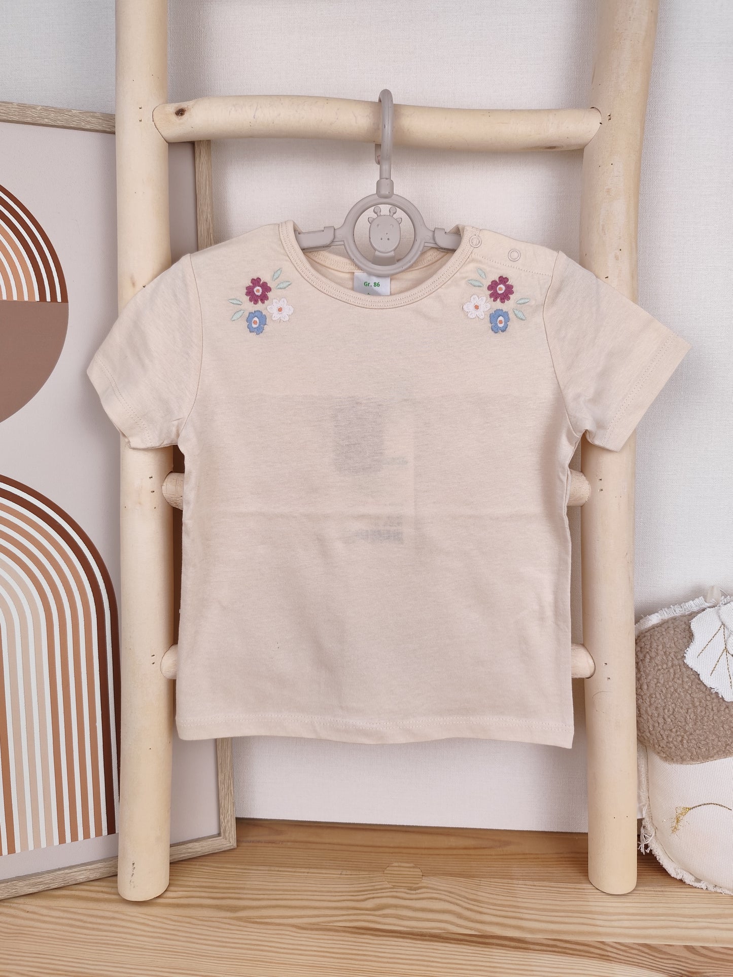 Alana T-Shirt - Blumen - Größe 86