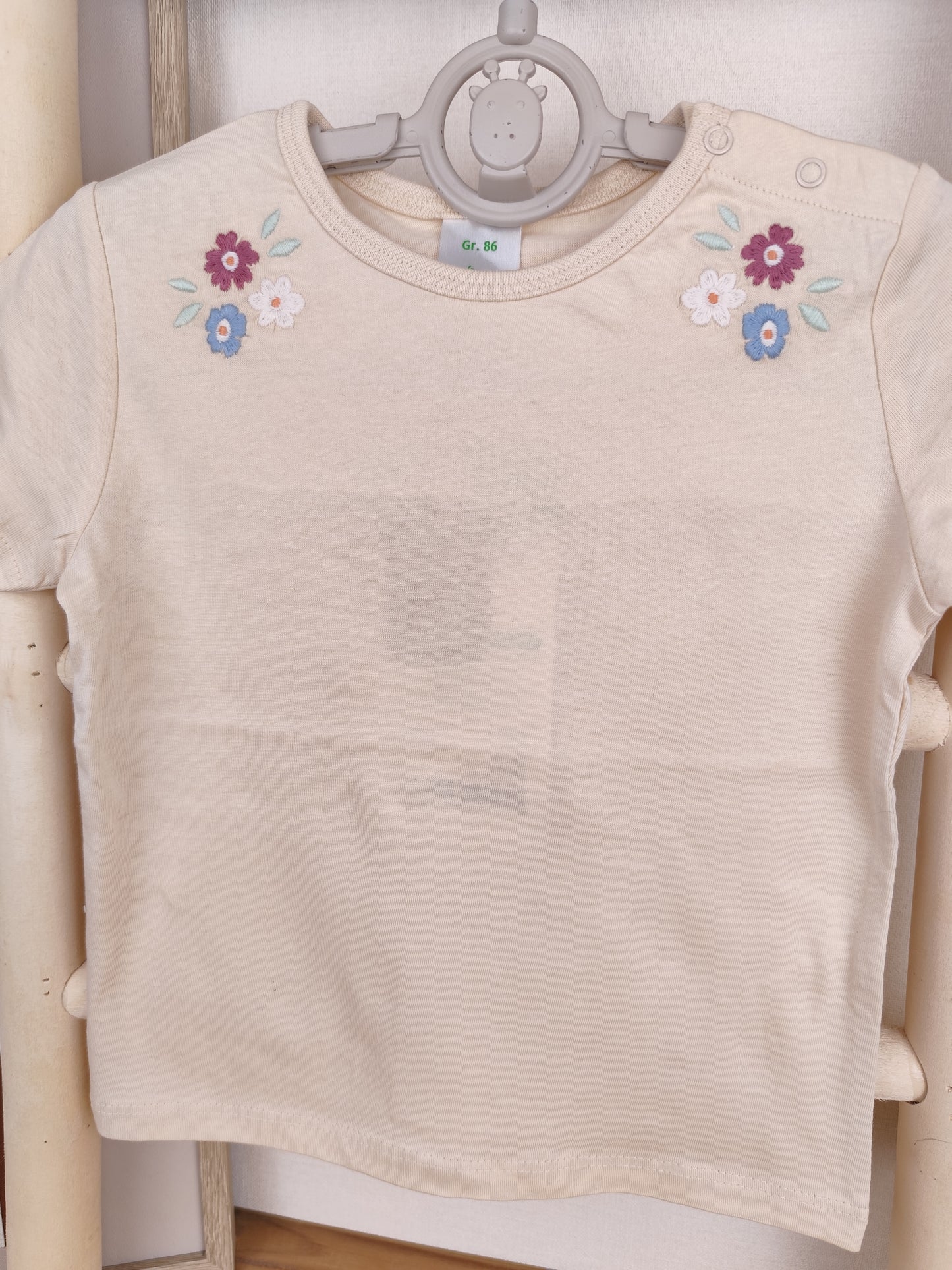 Alana T-Shirt - Blumen - Größe 86