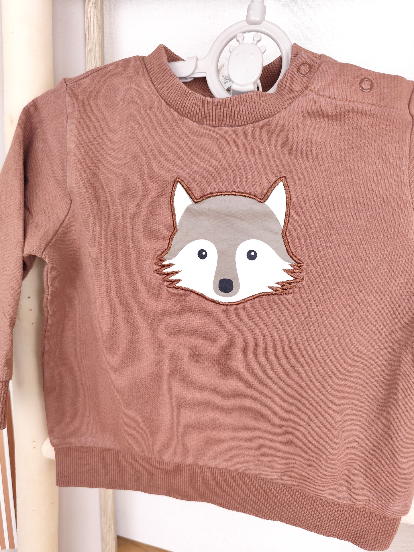 Alana Pullover - Waschbär - Größe 80