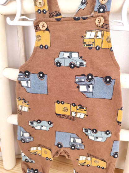 Topomini Latzhose - Fahrzeuge - Größe 62