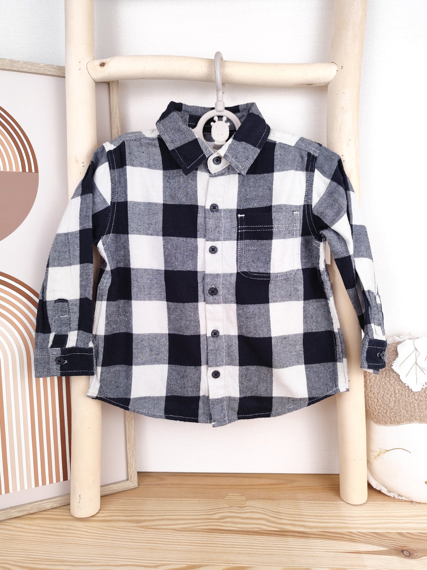 Mango Hemd - kariert - Größe 92