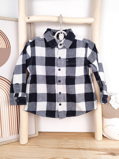 Mango Hemd - kariert - Größe 92