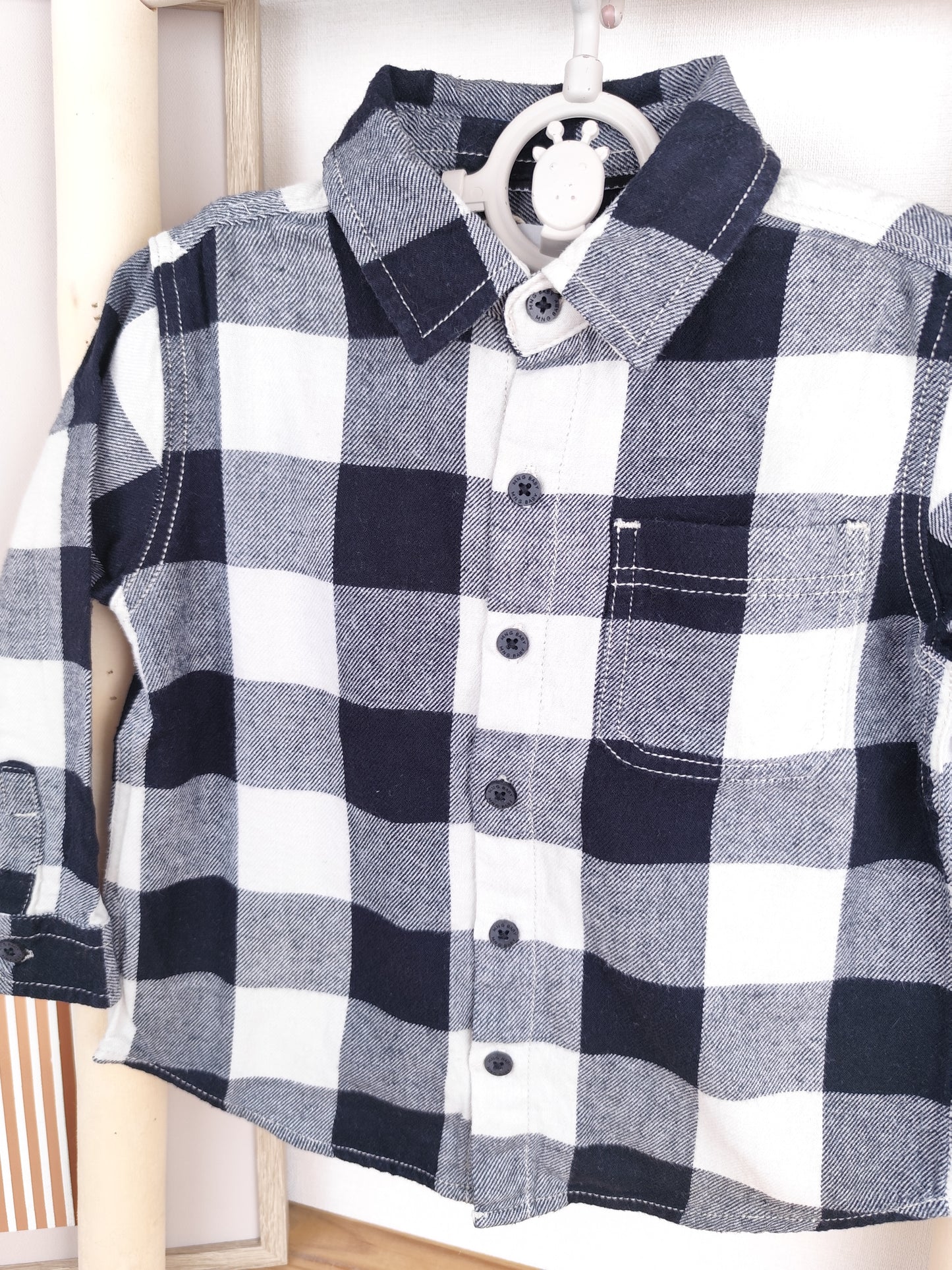 Mango Hemd - kariert - Größe 92