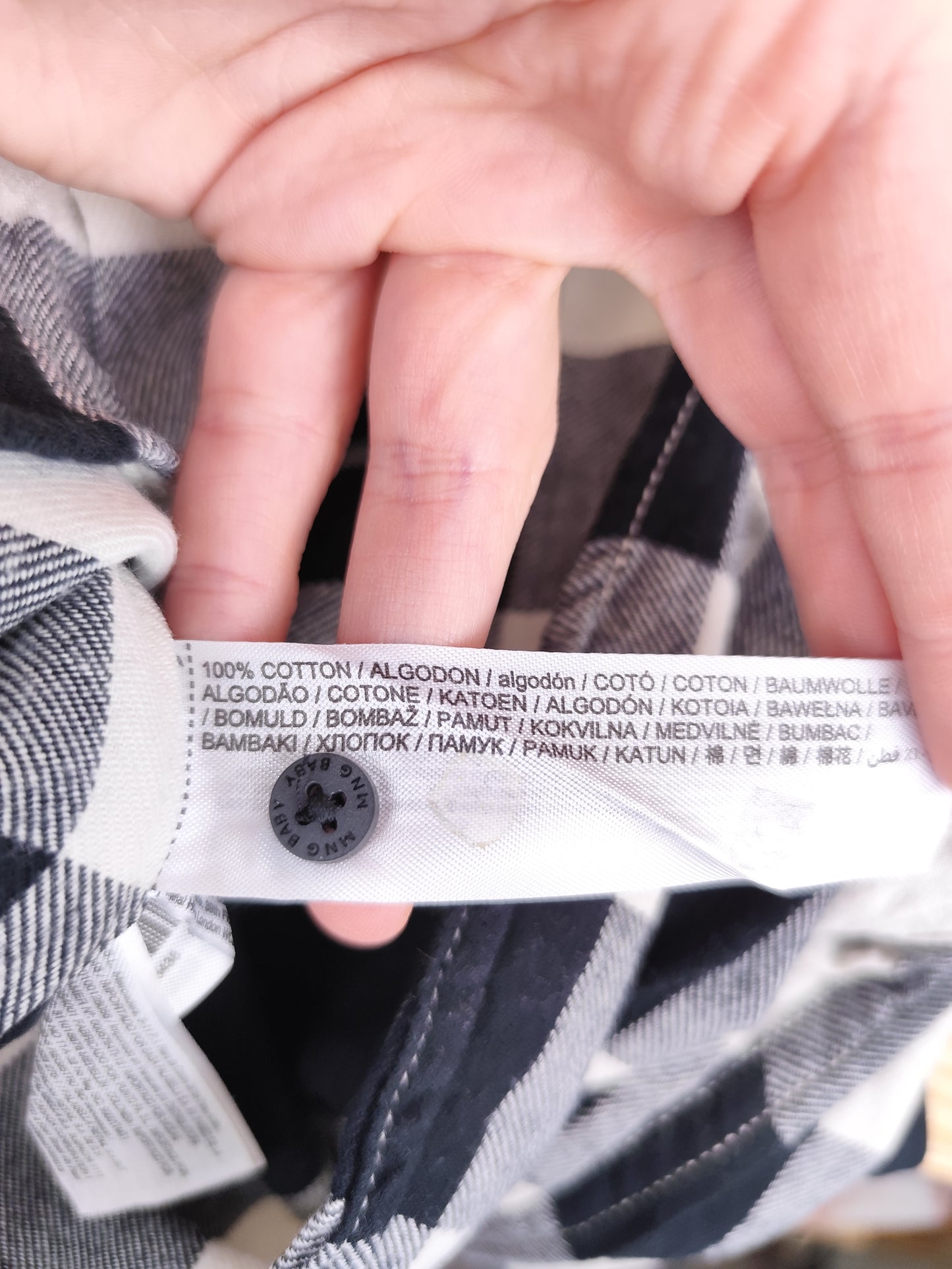 Mango Hemd - kariert - Größe 92