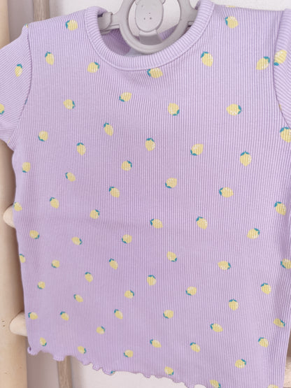 Zara T-Shirt - Zitronen - Größe 92 (B-Ware)