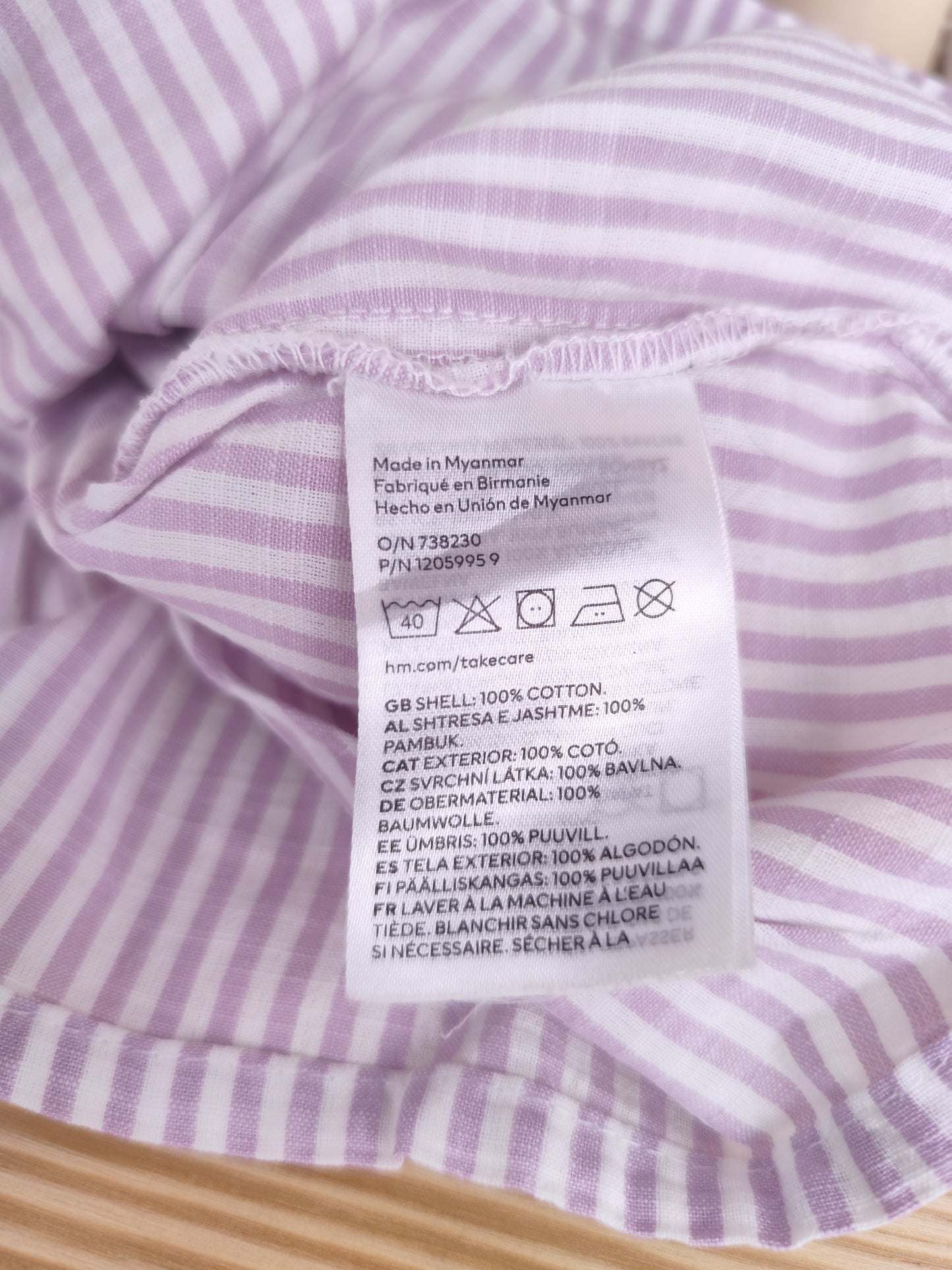 H&M Tunika - gestreift - Größe 92