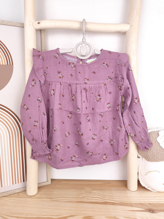 Vertbaudet Bluse - Blumen - Größe 98