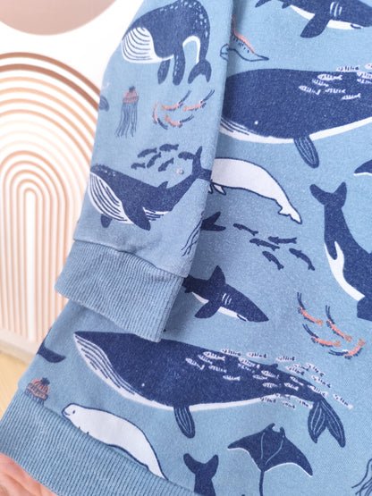 Feetje Pullover - Wal - Größe 92 (B-Ware)