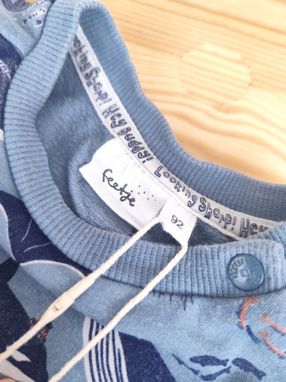 Feetje Pullover - Wal - Größe 92 (B-Ware)