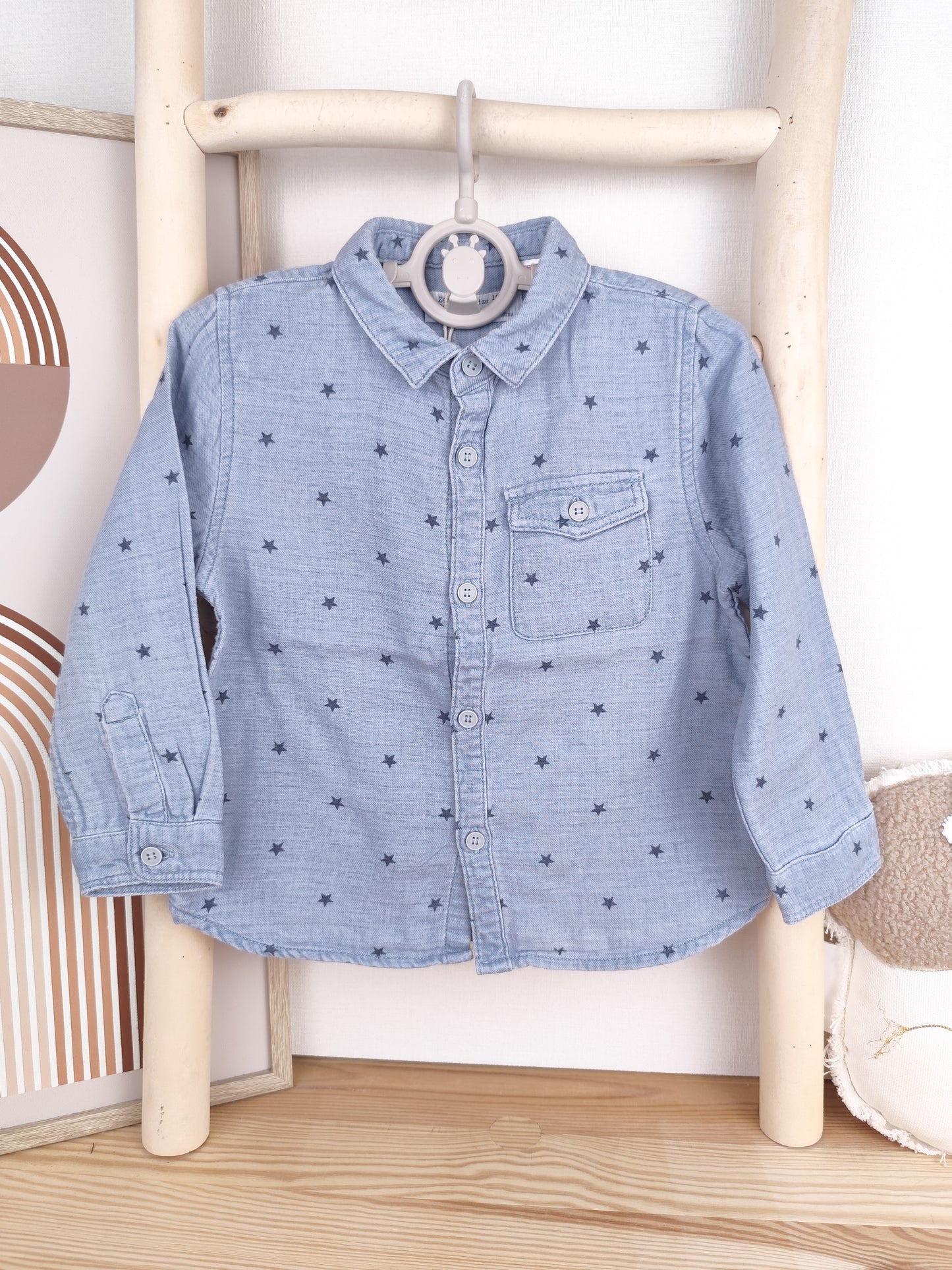 Zara Hemd - Sterne - Größe 92