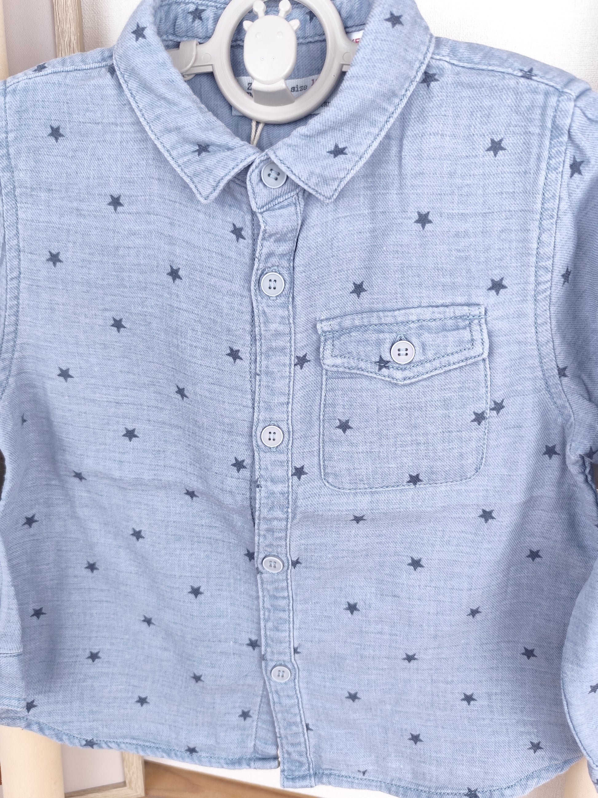 Zara Hemd - Sterne - Größe 92
