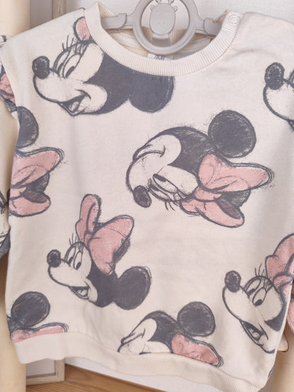 H&M Pullover - Minnie Mouse - Größe 92