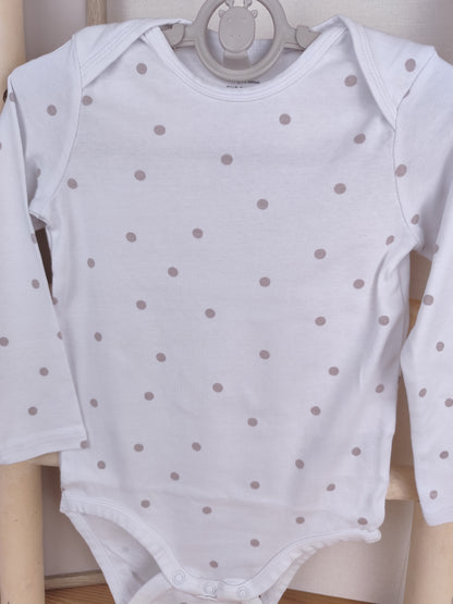 H&M Body - gepunktet - Größe 92