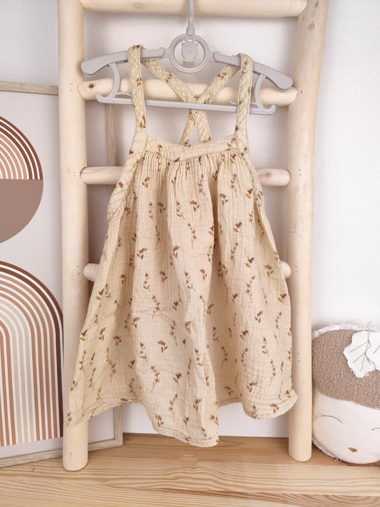 Lil'Atelier Kleid - Musselin - Größe 92