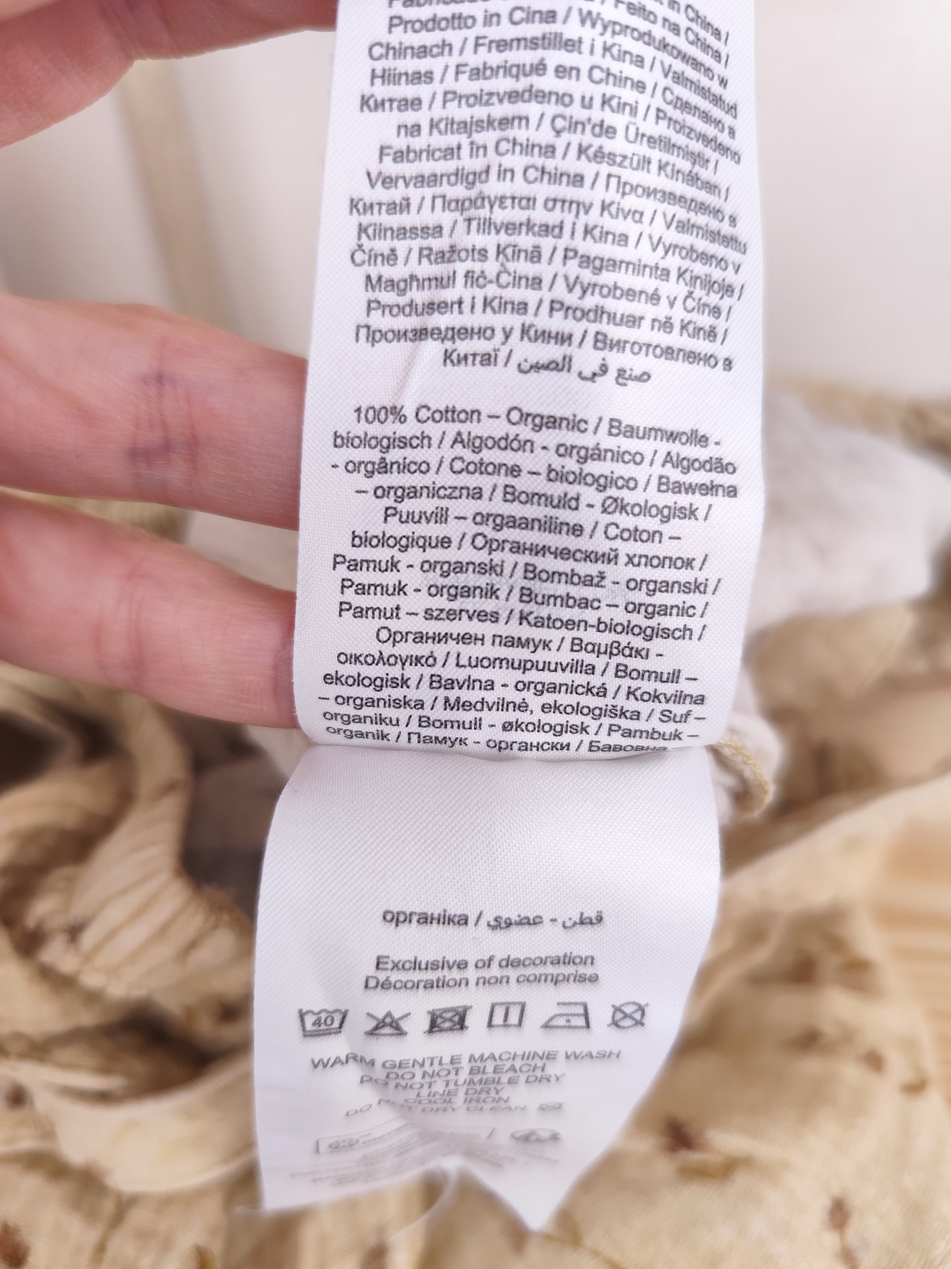 Lil'Atelier Kleid - Musselin - Größe 92