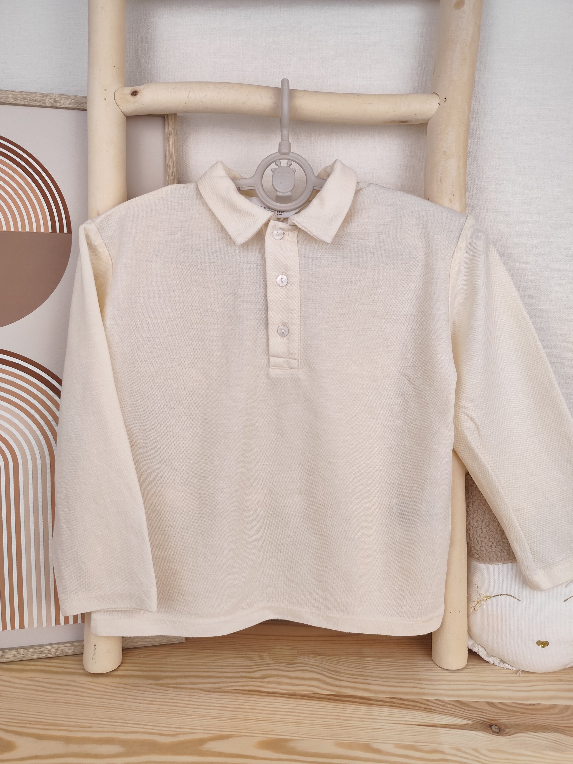 H&M Langarm-Poloshirt - Größe 110/116