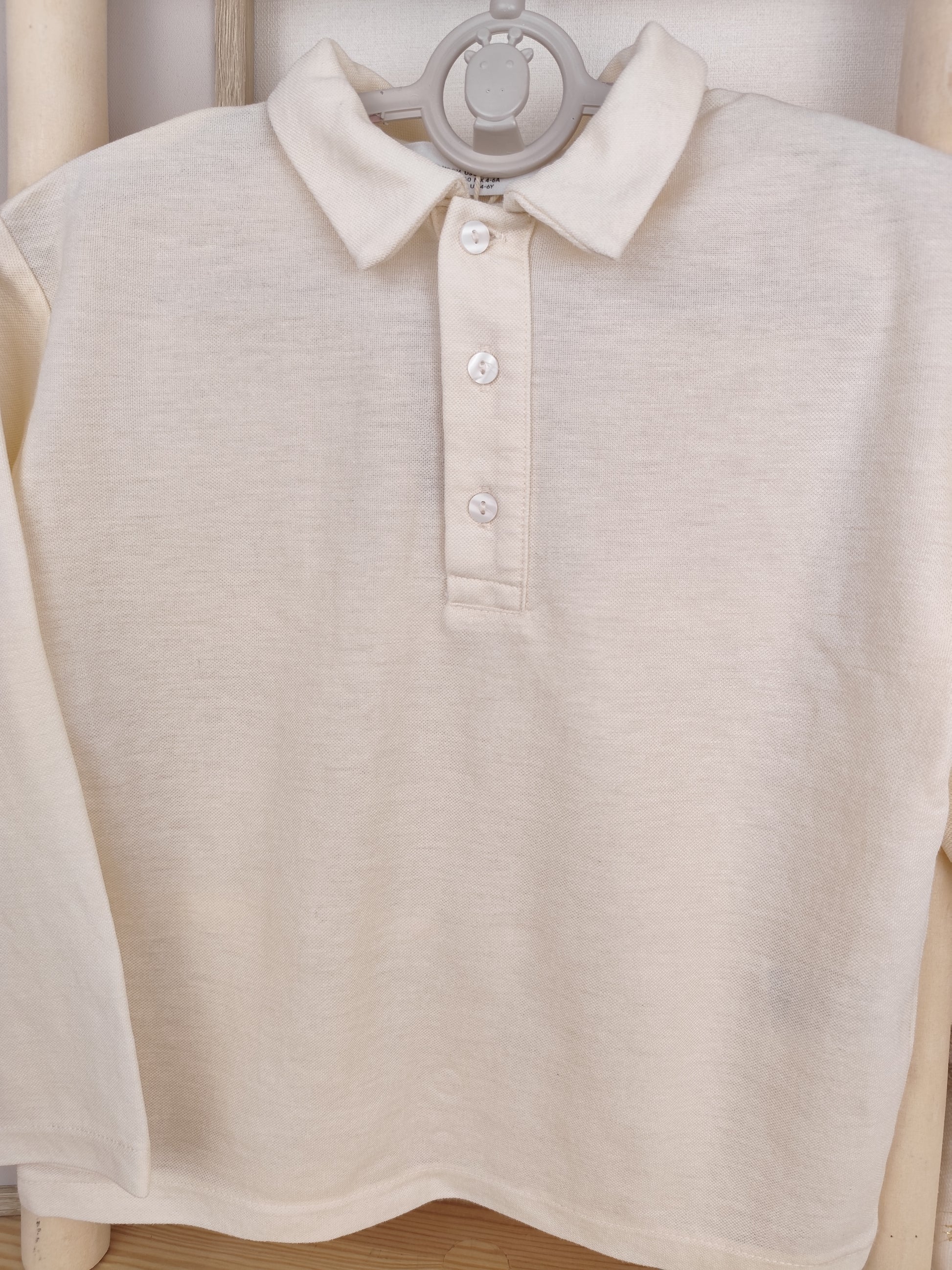 H&M Langarm-Poloshirt - Größe 110/116