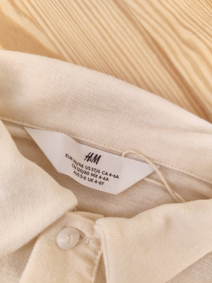 H&M Langarm-Poloshirt - Größe 110/116