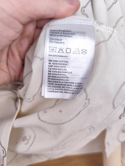 H&M Langarmshirt - Bär - Größe 104
