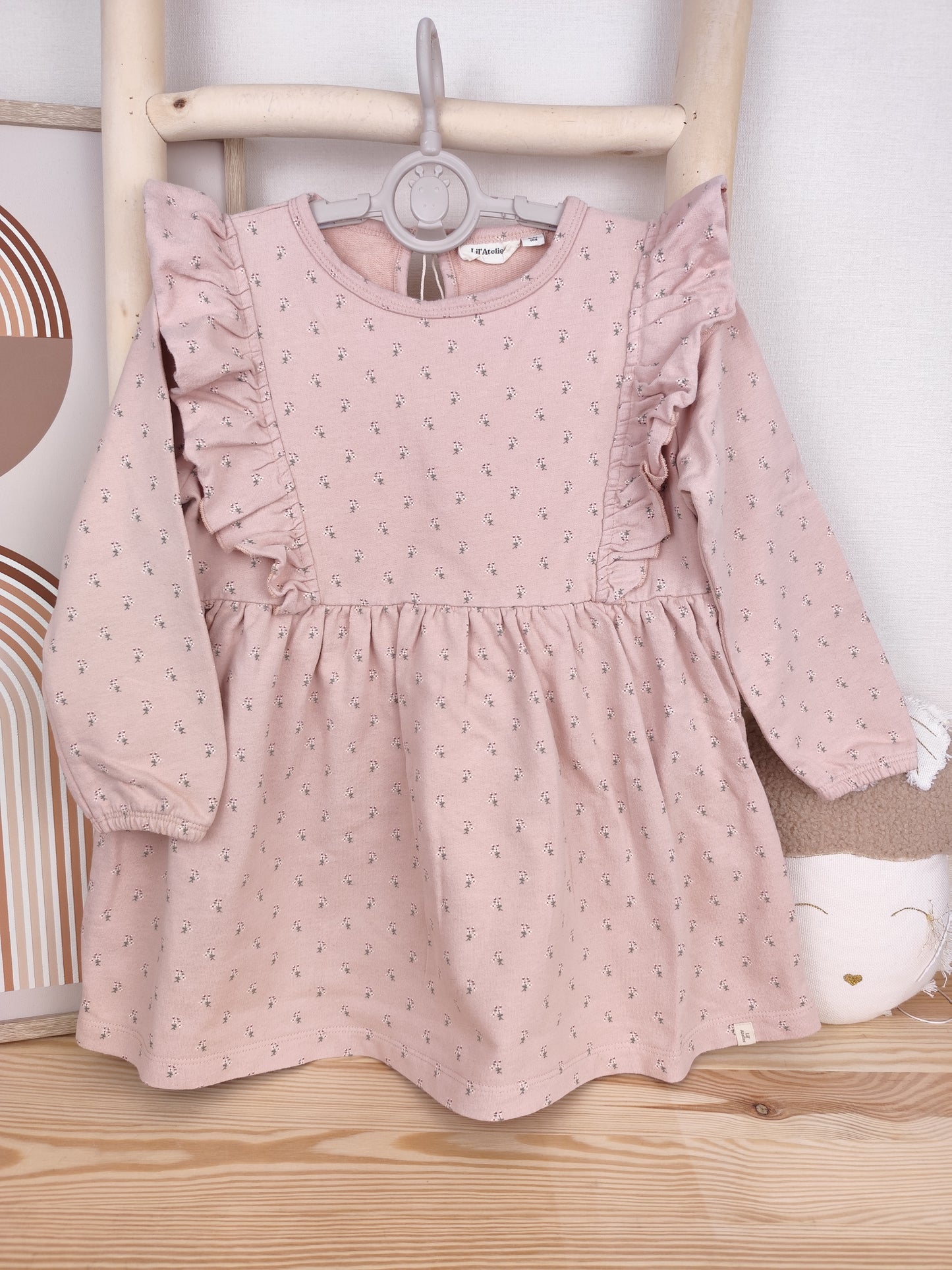 Lil'Atelier Kleid - Blumen - Größe 104