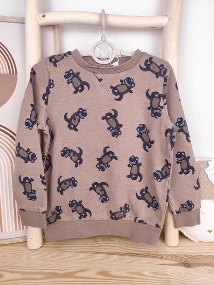 Name It Pullover - Krokodil - Größe 110 (B-Ware)