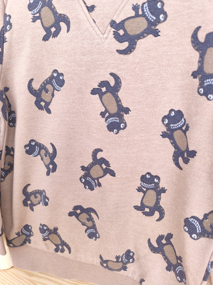 Name It Pullover - Krokodil - Größe 110 (B-Ware)