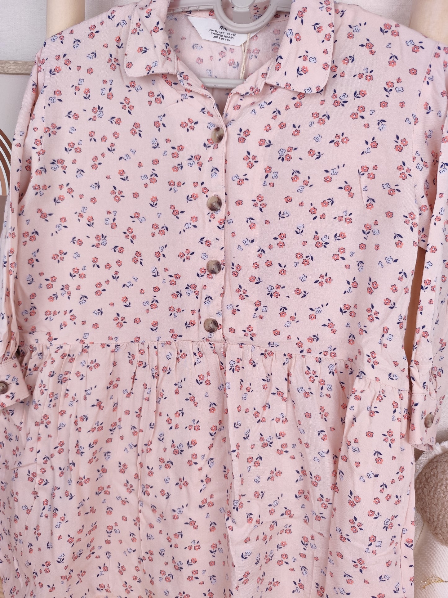 H&M Kleid - Blumen - Größe 110