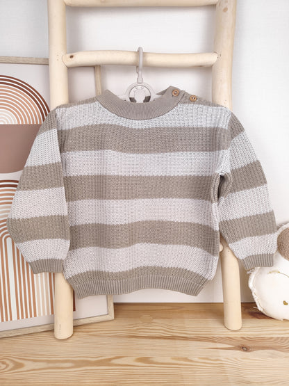 H&M Pullover - Streifen - Größe 98