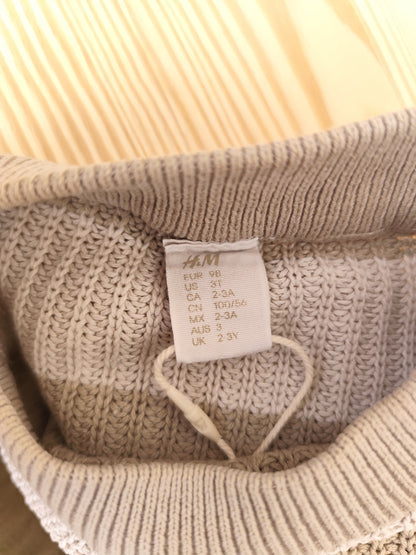H&M Pullover - Streifen - Größe 98