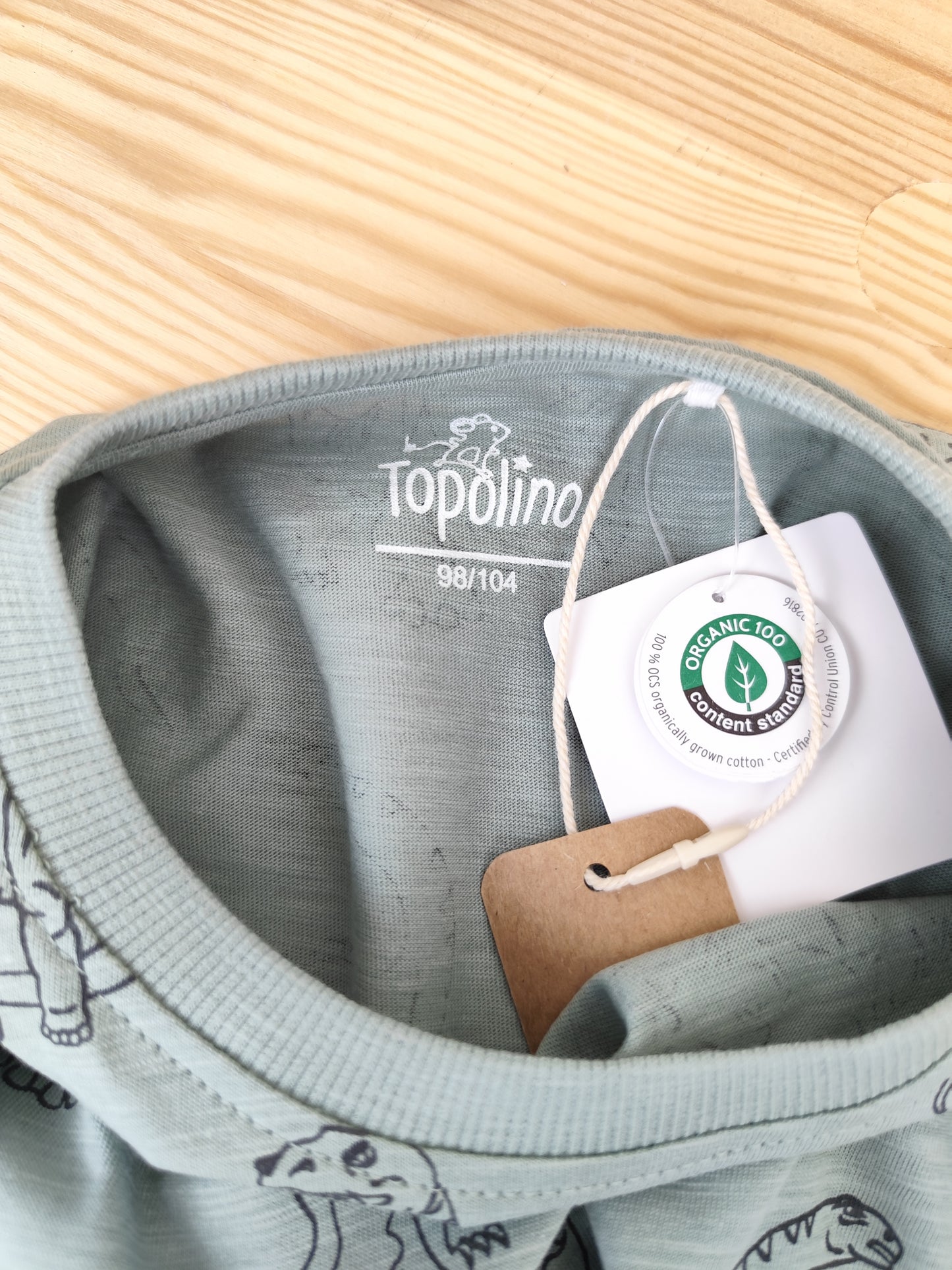 Topolino T-Shirt - Dino - Größe 98/104