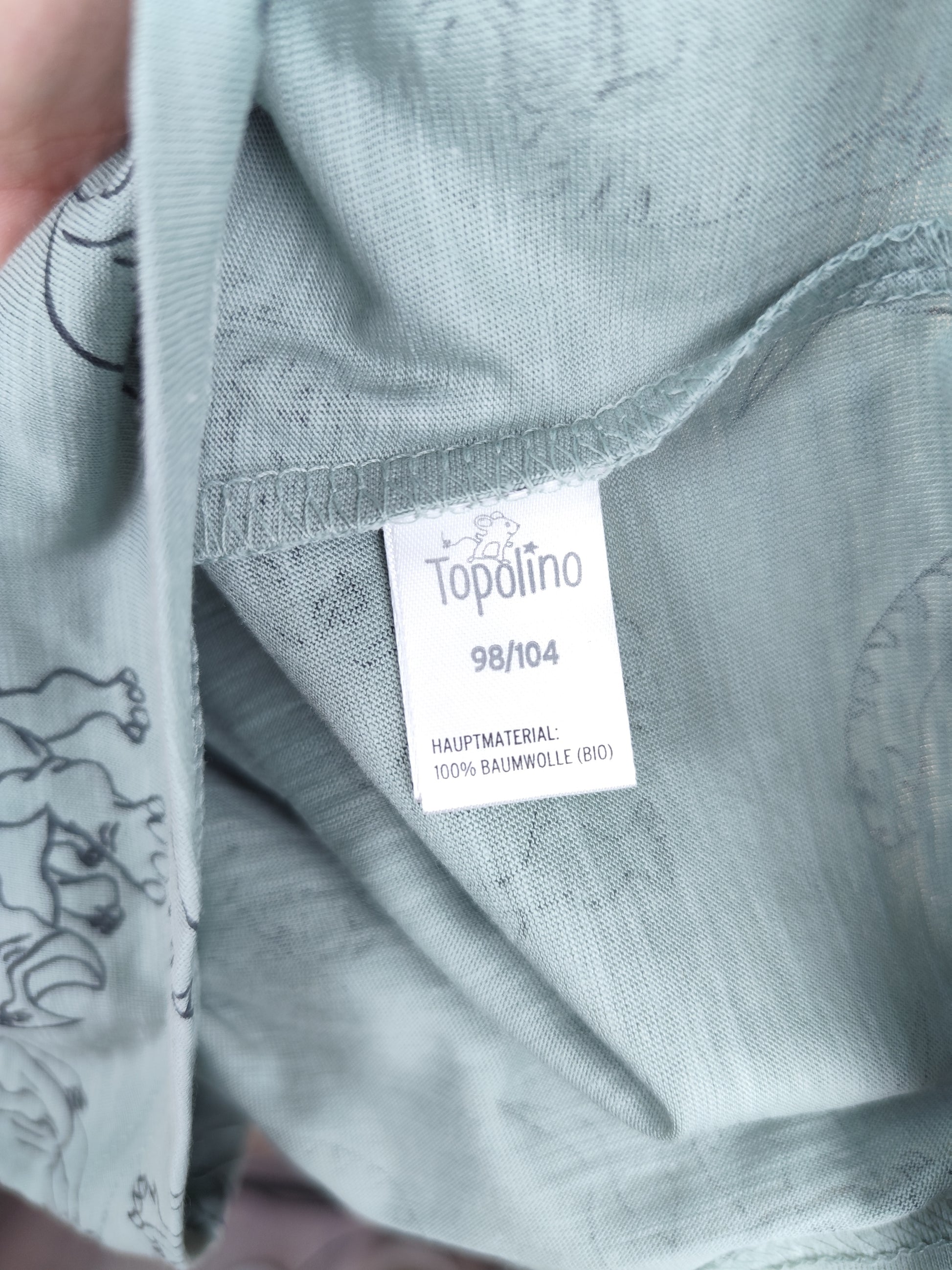 Topolino T-Shirt - Dino - Größe 98/104