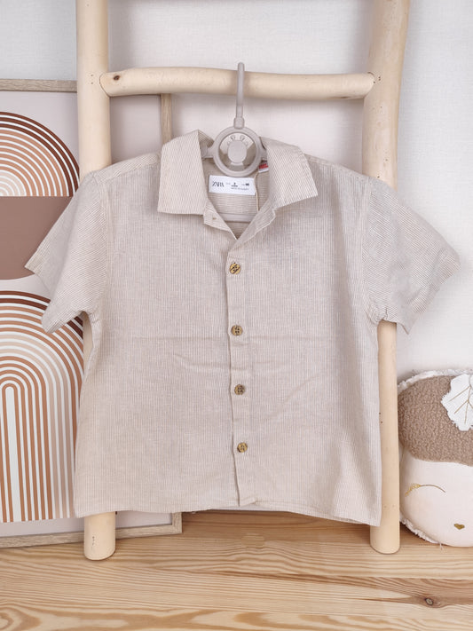 Zara Hemd - gestreift - Größe 98