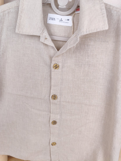 Zara Hemd - gestreift - Größe 98