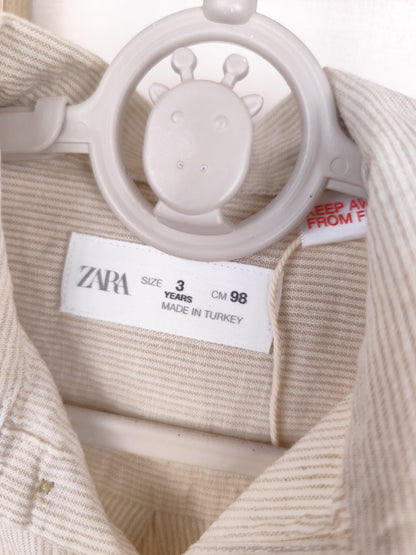 Zara Hemd - gestreift - Größe 98