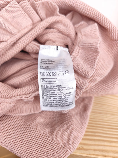 H&M Jumpsuit - Strick - Rüschen - Größe 80