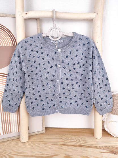 WHEAT Strickjacke - Schleifen - Größe 98 (B-Ware)