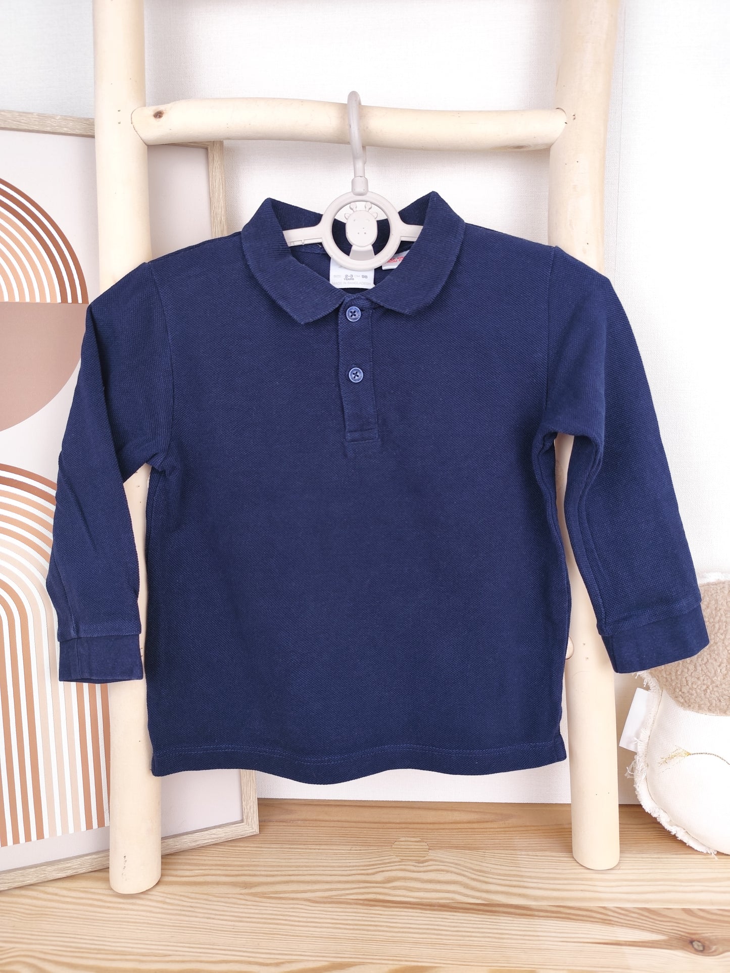 Zara Langarm Poloshirt - Größe 98