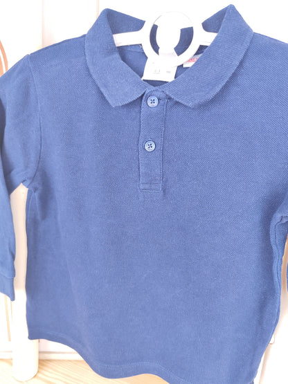 Zara Langarm Poloshirt - Größe 98
