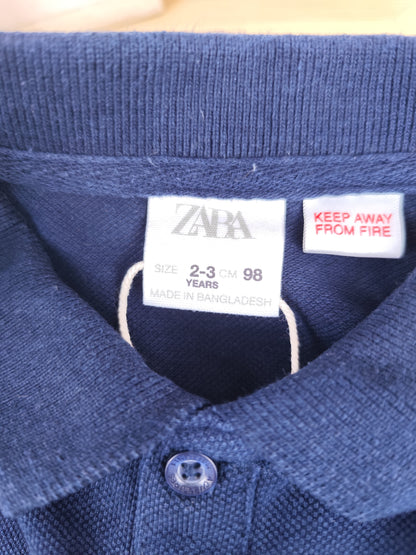 Zara Langarm Poloshirt - Größe 98