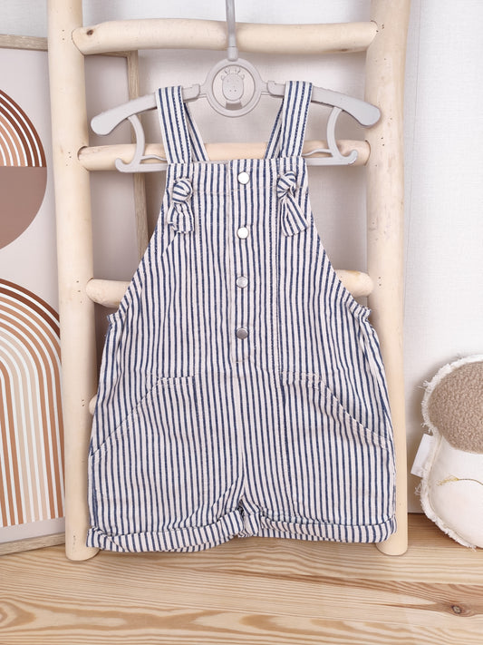 Zara Latzhose - gestreift - Größe 98