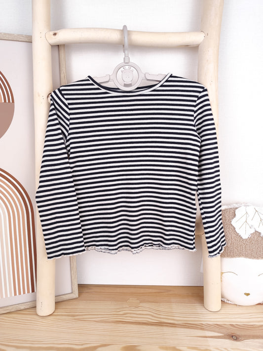 H&M Langarmshirt - gestreift - Größe 98/104