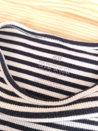 H&M Langarmshirt - gestreift - Größe 98/104