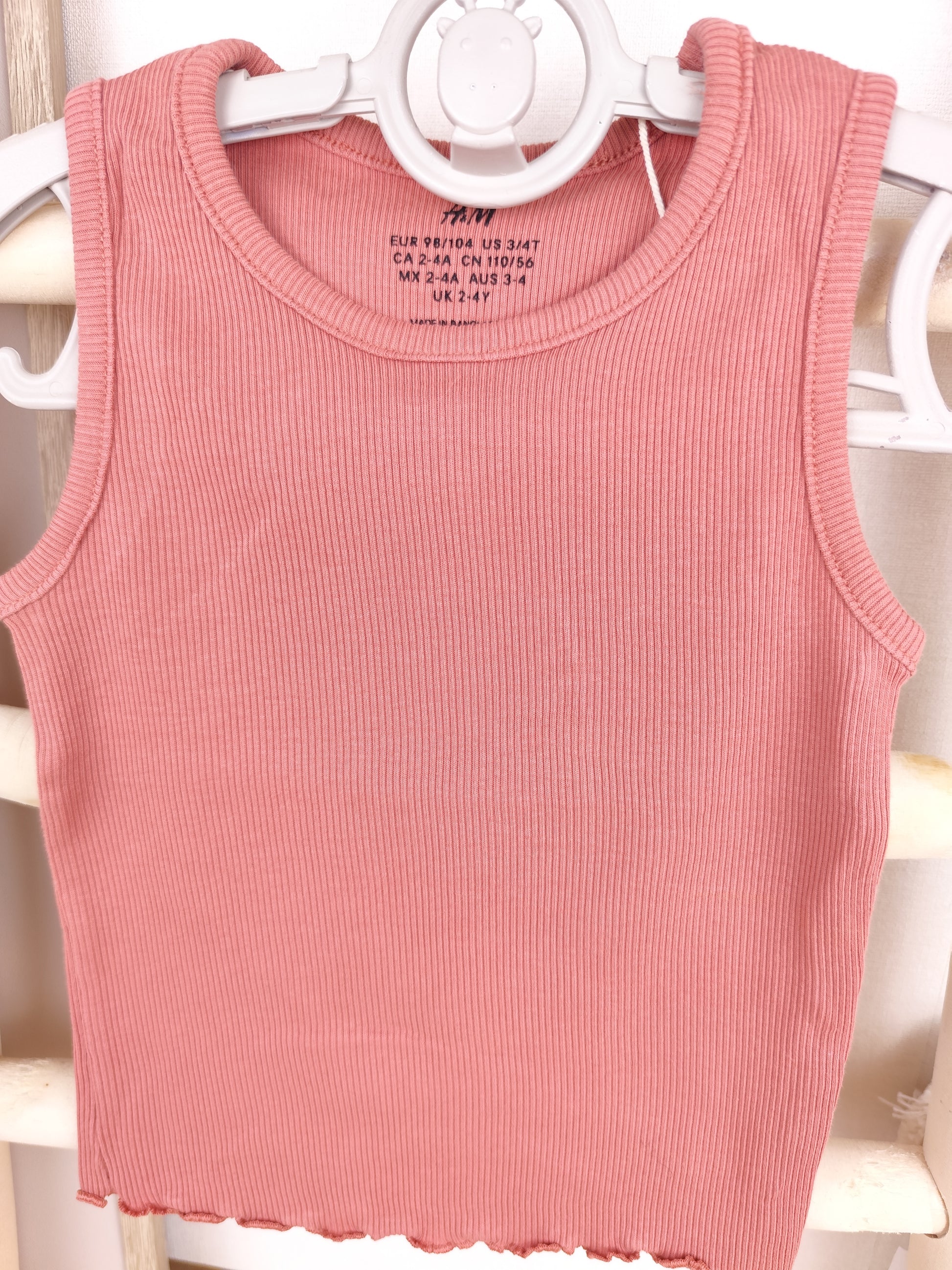 H&M Top - gerippt - Größe 98/104