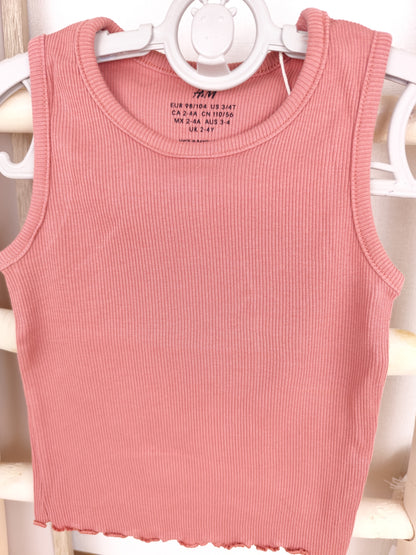 H&M Top - gerippt - Größe 98/104