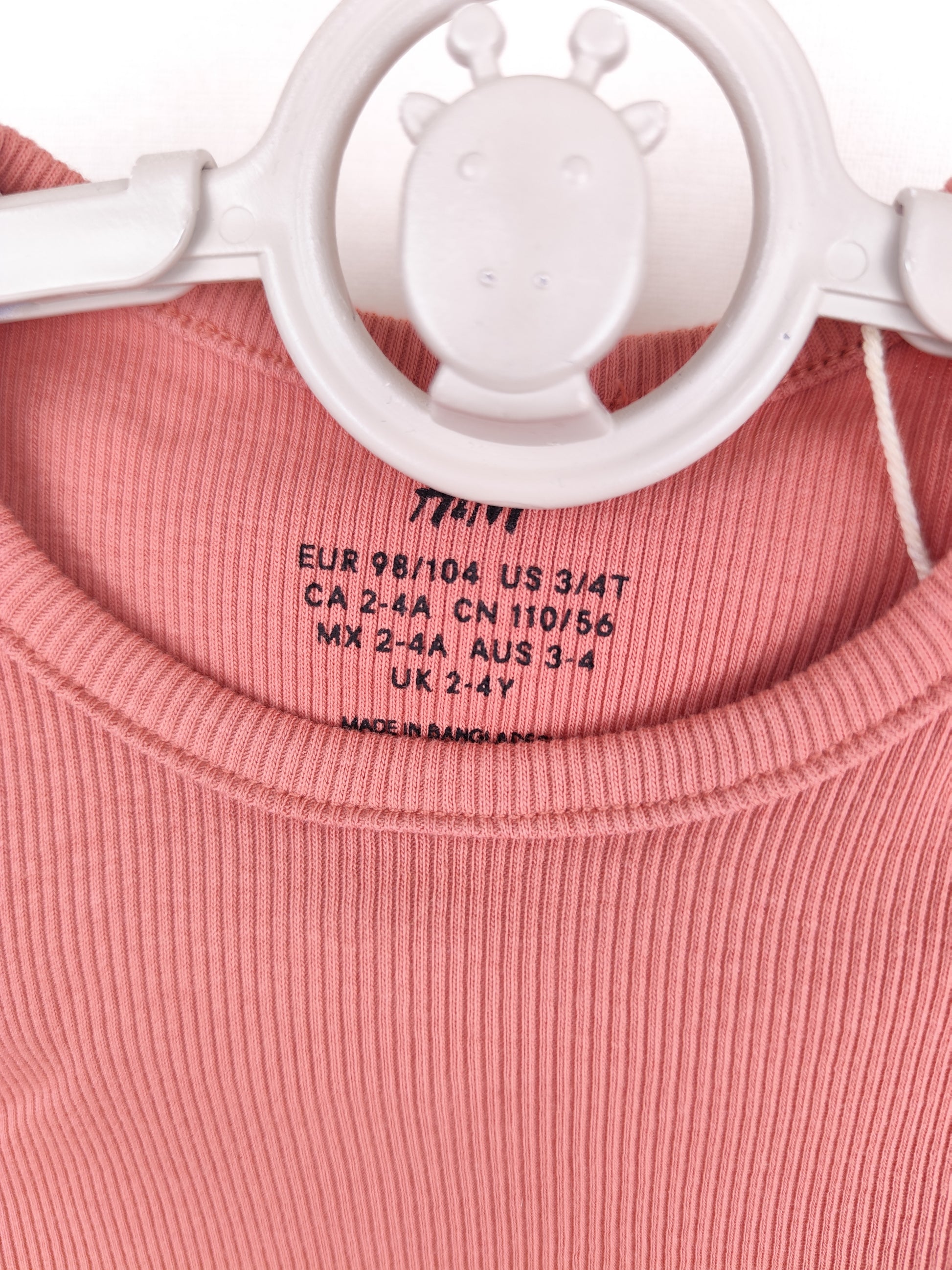 H&M Top - gerippt - Größe 98/104