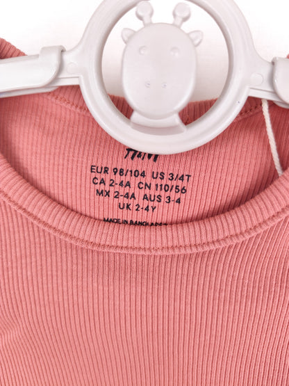 H&M Top - gerippt - Größe 98/104
