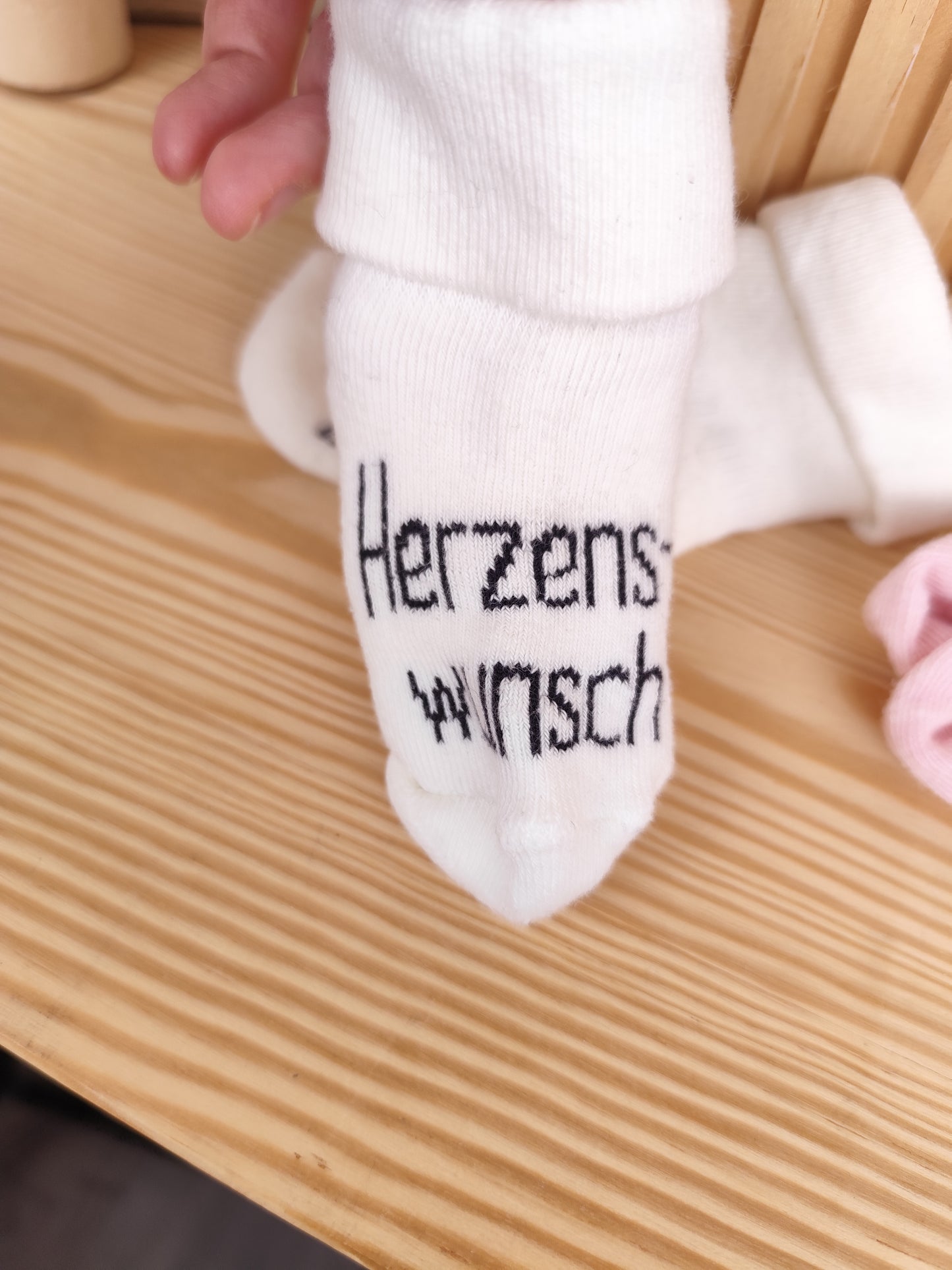 Unbekannt 2 Paar Socken - Herzenswunsch - Größe 62/68