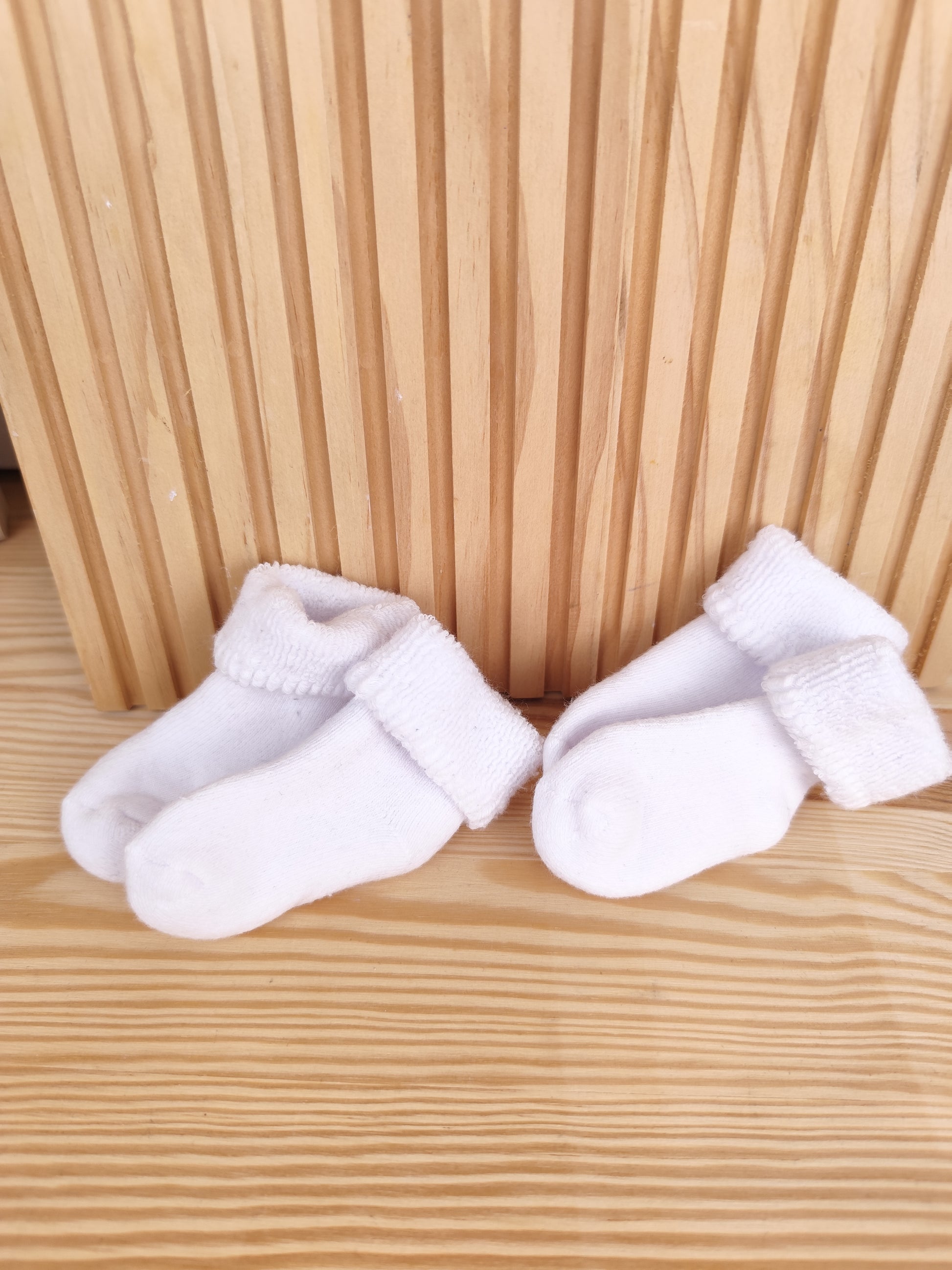 Unbekannt 2 Paar Neugeborenen Socken