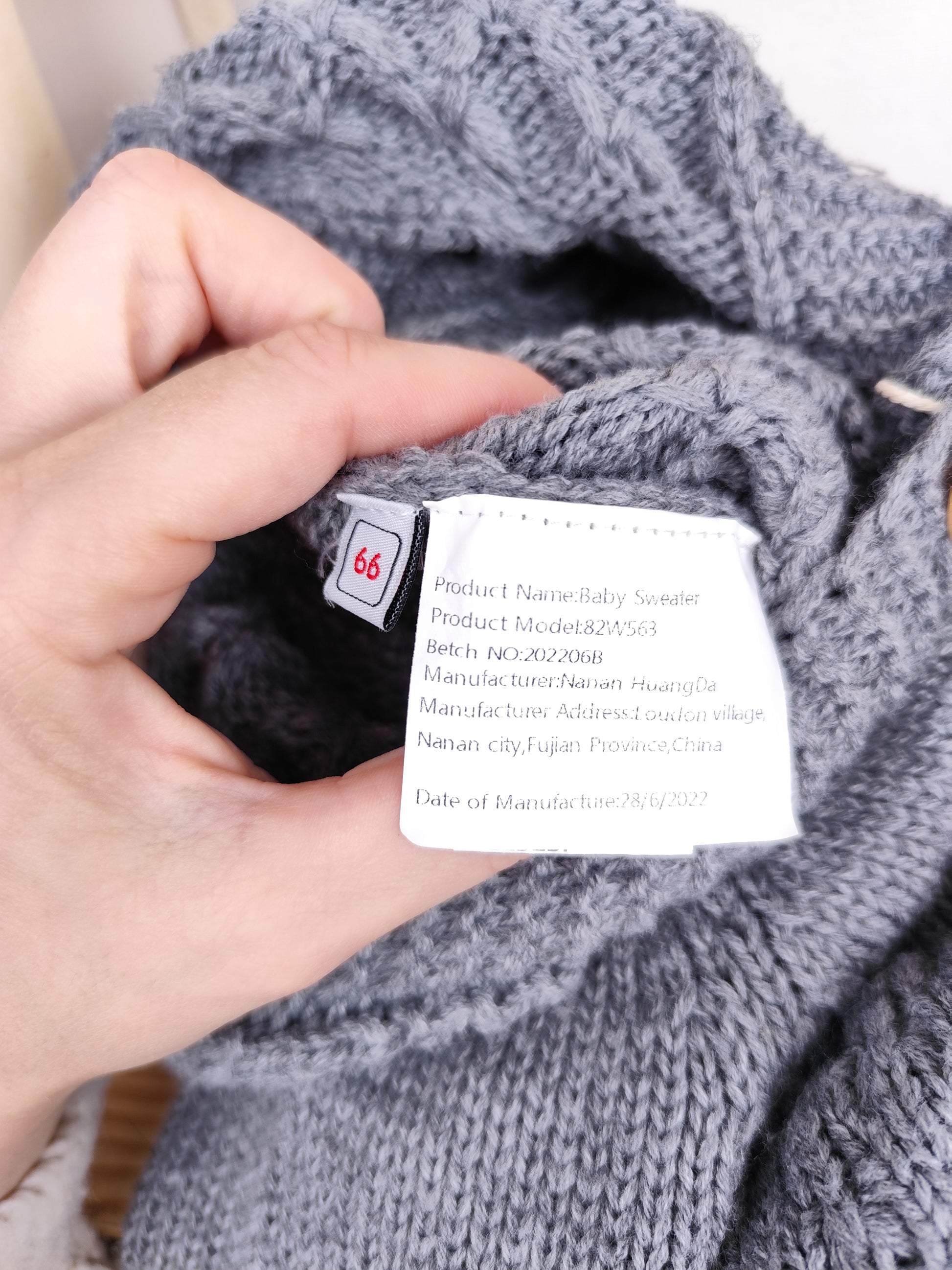 Unbekannt Overall - Strick - Größe 62/68