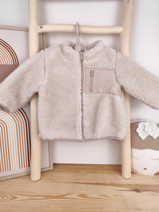 H&M Jacke - Teddy - Größe 74